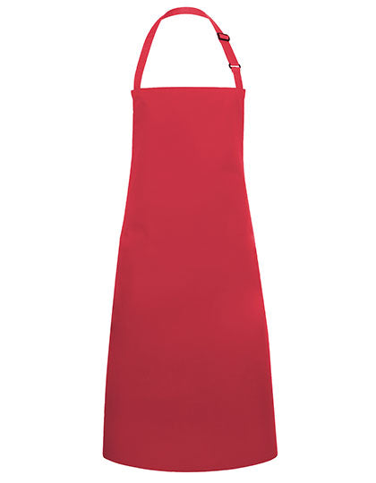 Latzschürze Basic mit Schnalle in Raspberry (ca. Pantone 4059C), Größe 75 x 90 cm