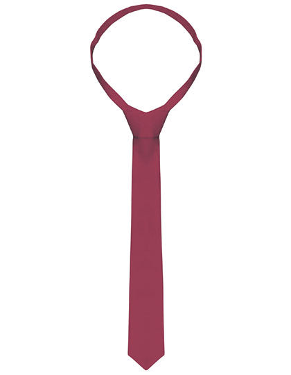 Krawatte in Bordeaux (ca. Pantone 209C), Größe 148 x 6,5 cm