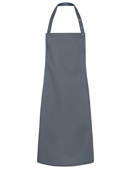 Latzschürze Santorini in Anthracite (ca. Pantone 7540C), Größe 75 x 95 cm