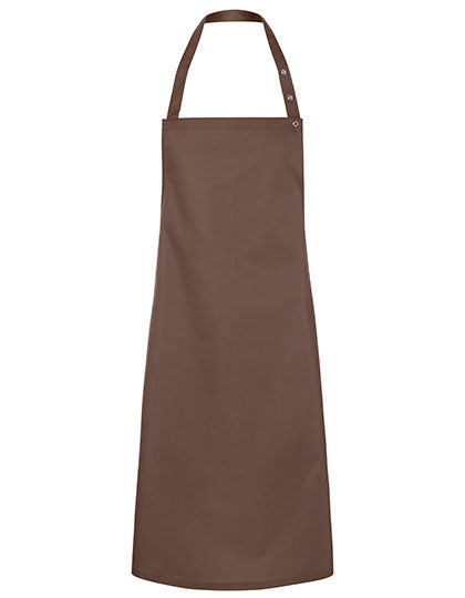 Latzschürze Santorini in Light Brown (ca. Pantone 438C), Größe 75 x 95 cm
