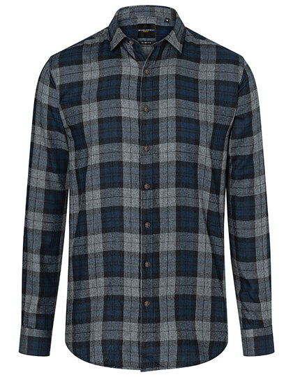 Herren Karohemd Urban in Navy (ca. Pantone 533C), Größe 3XL