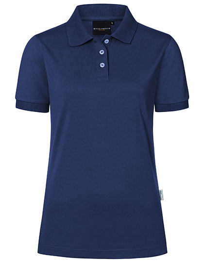Damen Workwear Poloshirt Modern-Flair in Navy (ca. Pantone 533C), Größe 3XL