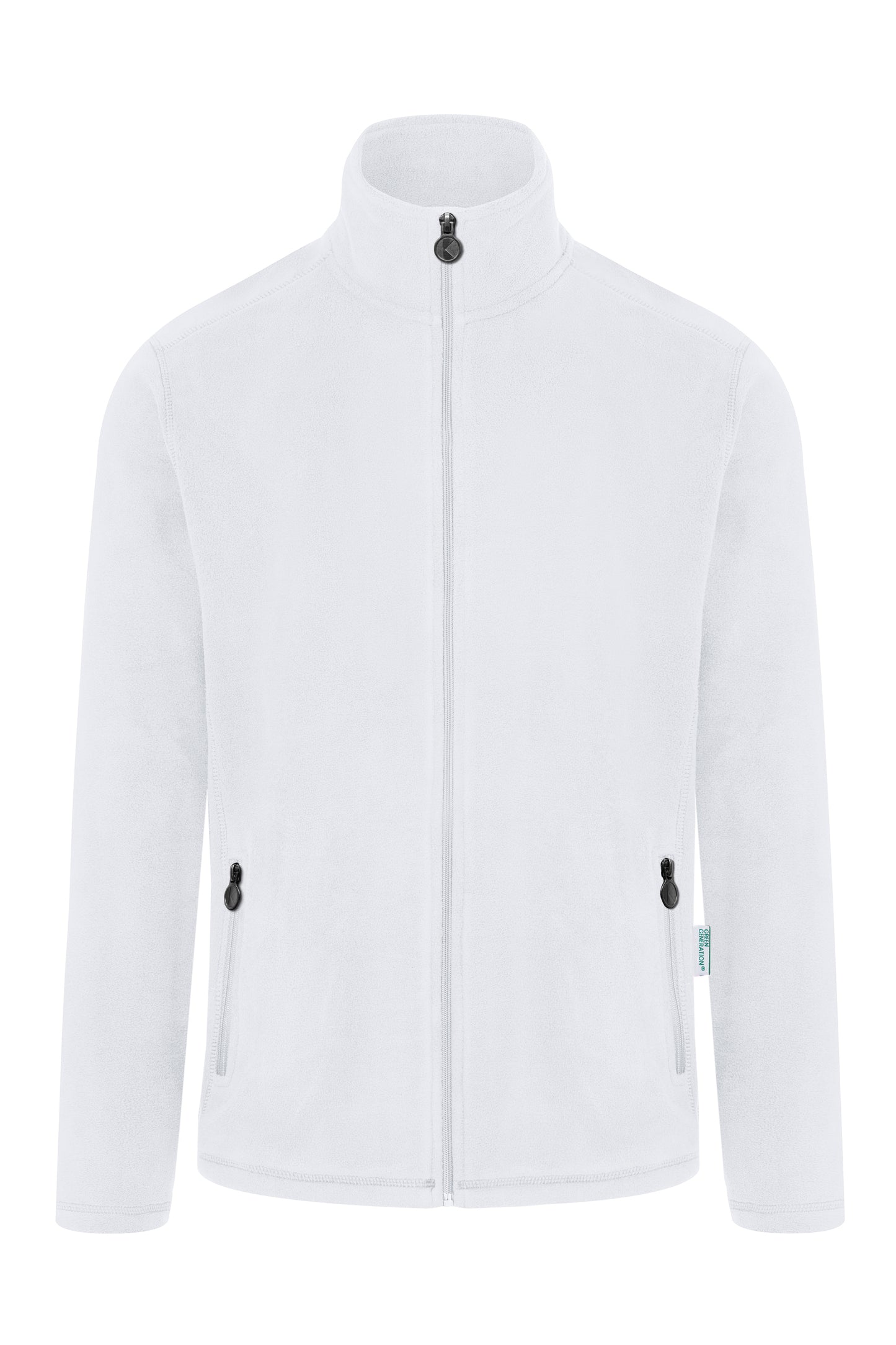 Herren Workwear Fleecejacke Warm-Up in White, Größe 5XL
