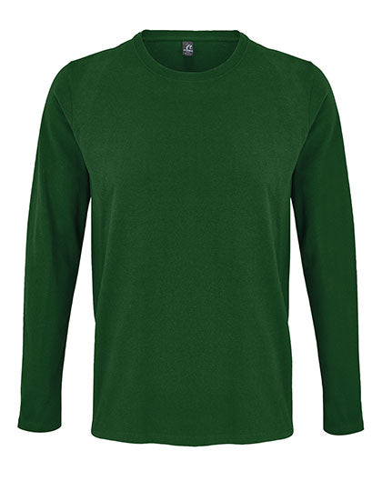 Men´s Long Sleeve T-Shirt Imperial in Bottle Green, Größe 4XL