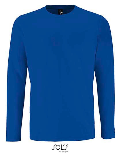Men´s Long Sleeve T-Shirt Imperial in Royal Blue 241, Größe 3XL