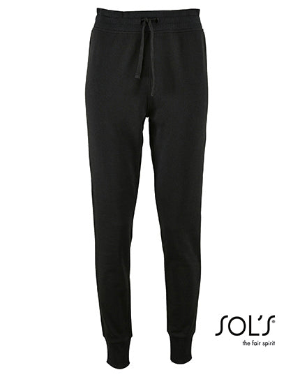 Women´s Slim Fit Jogging Pants Jake in Black, Größe XXL