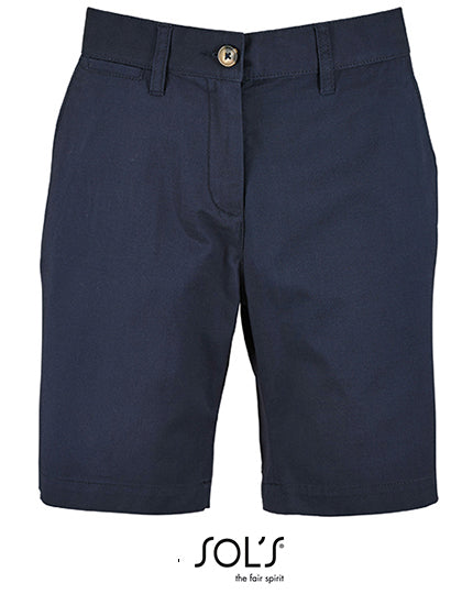 Women´s Chino Bermuda Shorts Jasper in French Navy, Größe 46