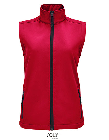 Women´s Race Bodywarmer Softshell in Pepper Red, Größe XXL