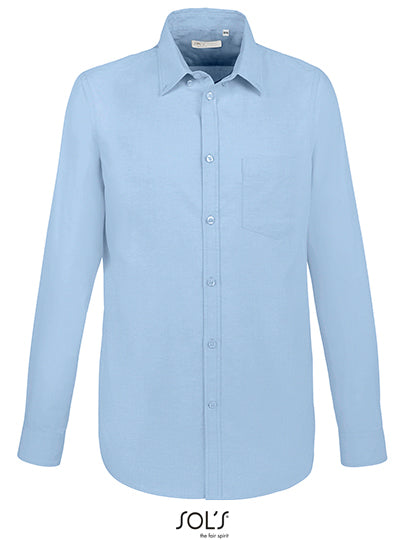 Men´s Boston Fit Shirt in Sky Blue, Größe 3XL