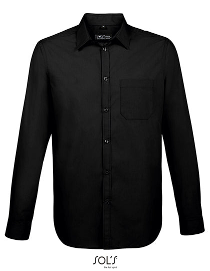 Men´s Baltimore Fit Shirt in Black, Größe 3XL