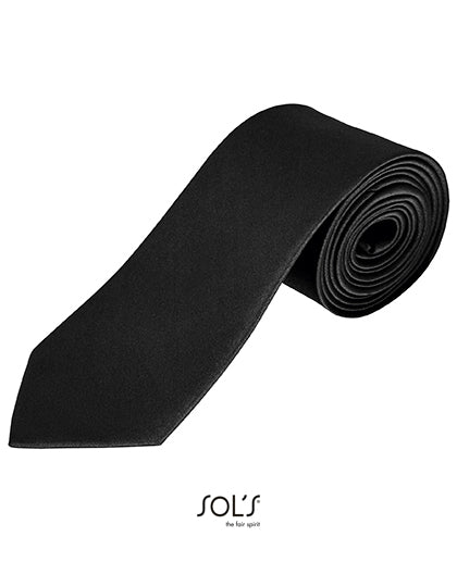Garner Tie in Black, Größe 150 x 7 cm