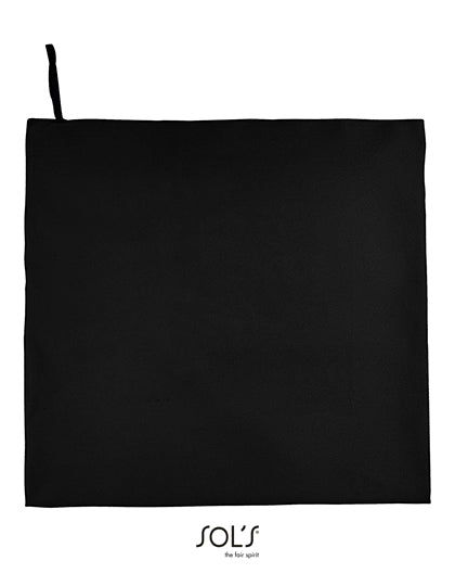 Microfibre Towel Atoll 100 in Black, Größe 100 x 150 cm
