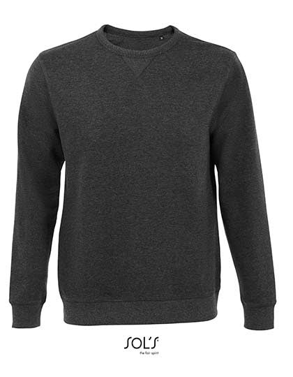 Men´s Sully Sweat in Charcoal Melange, Größe 3XL