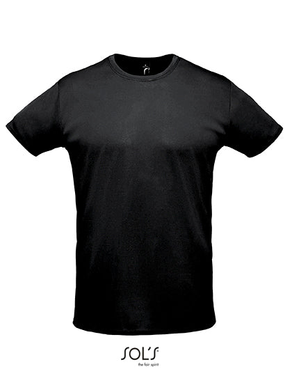 Unisex Sprint T-Shirt in Black, Größe XXS