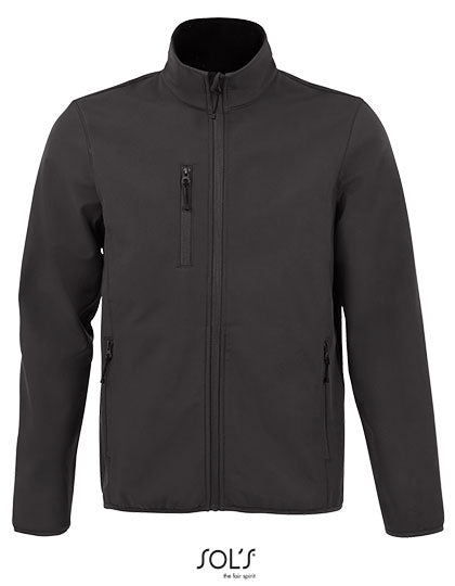 Men´s Softshell Jacket Radian in Charcoal Grey (Solid), Größe 4XL