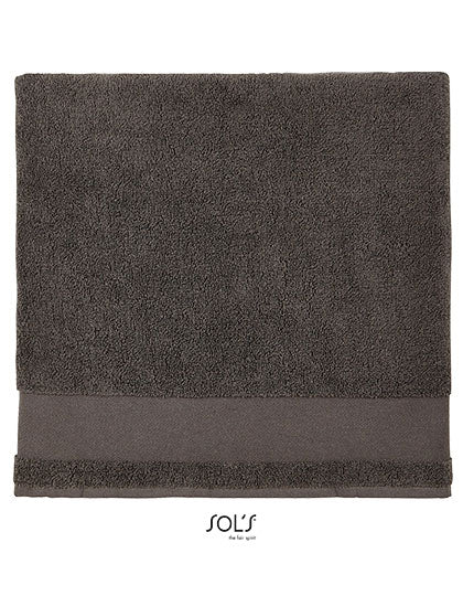 Bath Towel Peninsula 70 in Dark Grey (Solid), Größe 70 x 140 cm