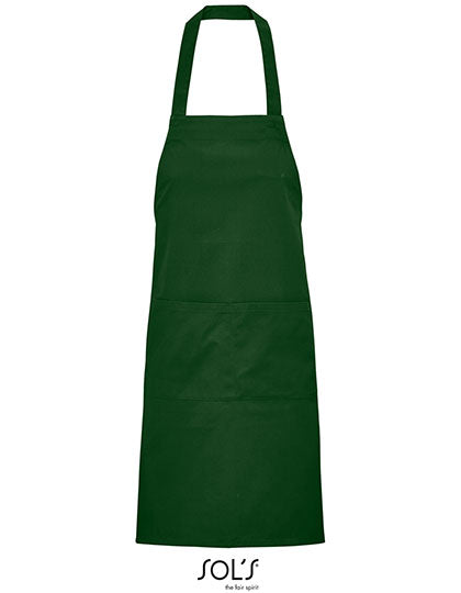 Unisex Gamma Apron in Bottle Green, Größe 90 x 75 cm