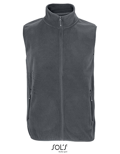 Unisex Factor Zipped Fleece Bodywarmer in Charcoal Grey (Solid), Größe 5XL
