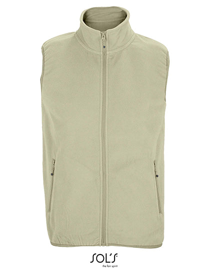 Unisex Factor Zipped Fleece Bodywarmer in Rope, Größe 5XL