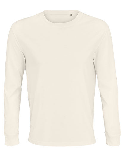 Unisex Long Sleeve T-Shirt Pioneer in Off White, Größe 3XL