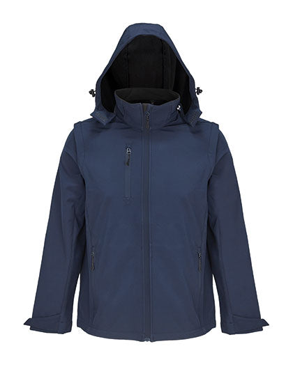 Softshell Jacket 3in1 Falcon in Abyss Blue, Größe 5XL