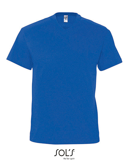 V-Neck T-Shirt Victory in Royal Blue 241, Größe 3XL