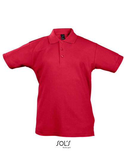 Kids´ Summer Polo II in Red, Größe 12 years (142/152)