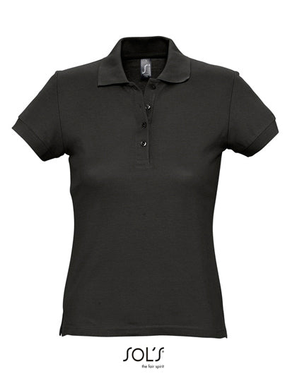 Women´s Polo Passion in Black, Größe XXL