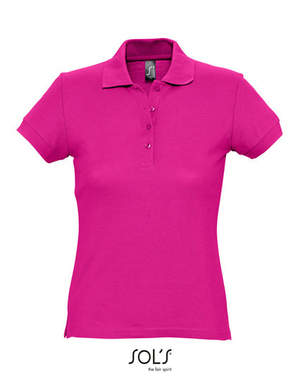Women´s Polo Passion in Fuchsia, Größe XXL
