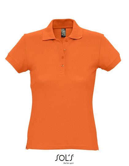 Women´s Polo Passion in Orange, Größe XXL