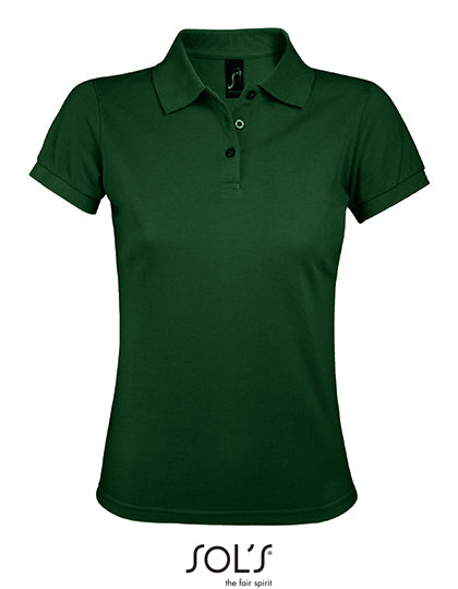Women´s Polo Shirt Prime in Bottle Green, Größe 3XL