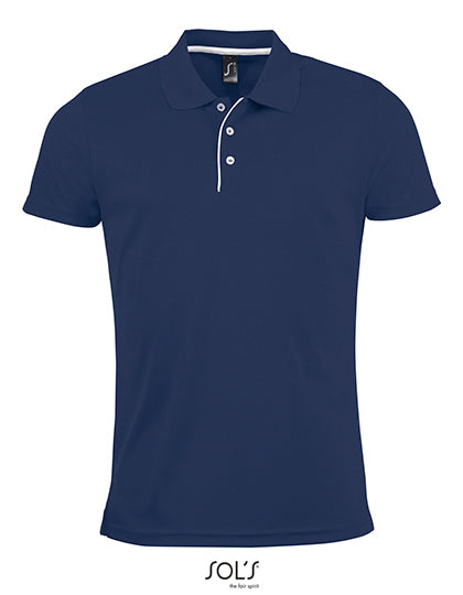 Men´s Sports Polo Shirt Performer in French Navy, Größe 3XL