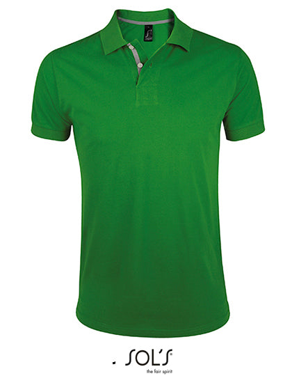 Men´s Polo Shirt Portland in Bud Green, Größe 3XL
