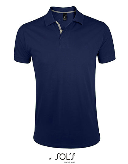 Men´s Polo Shirt Portland in French Navy, Größe 3XL