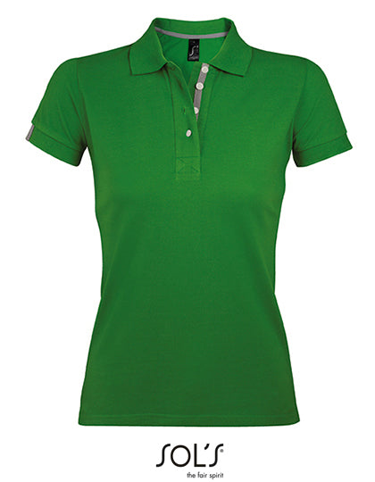Women´s Polo Shirt Portland in Bud Green, Größe XXL