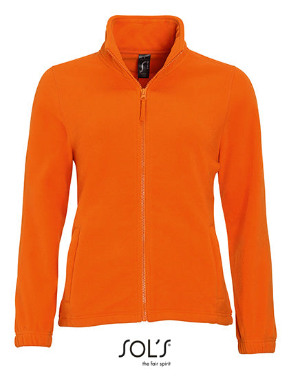 Women´s Fleece Jacket North in Orange, Größe XXL