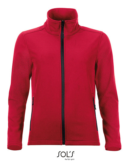 Women´s Softshell Zip Jacket Race in Pepper Red, Größe XXL