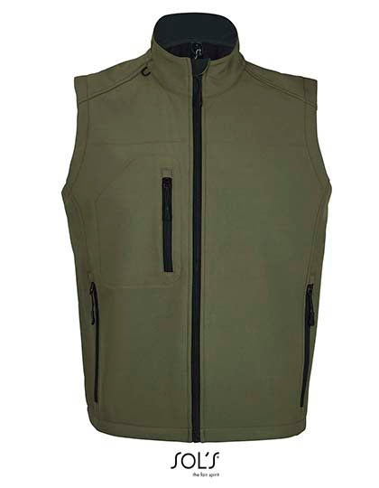 Men´s Sleeveless Softshell Rallye in Army, Größe 3XL