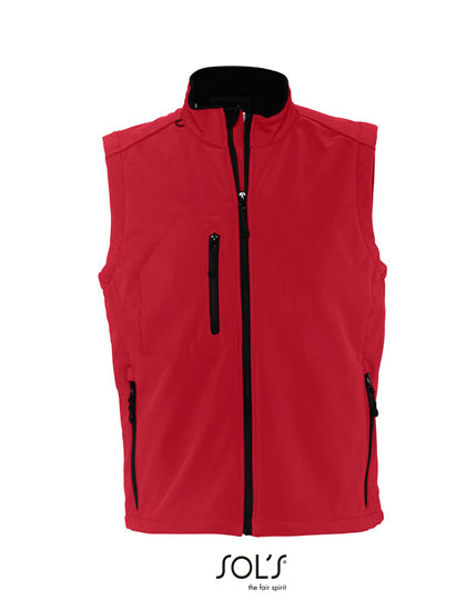 Men´s Sleeveless Softshell Rallye in Pepper Red, Größe 3XL