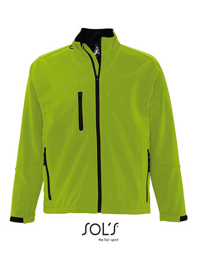 Men´s Softshell Jacket Relax in Absinthe Green, Größe 4XL