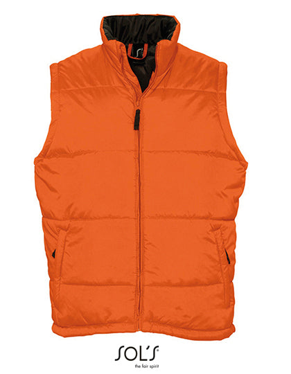 Bodywarmer Warm in Orange, Größe 5XL
