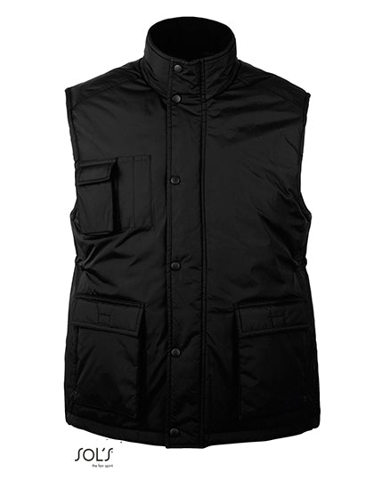 Ripstop Bodywarmer Wells in Black, Größe 4XL