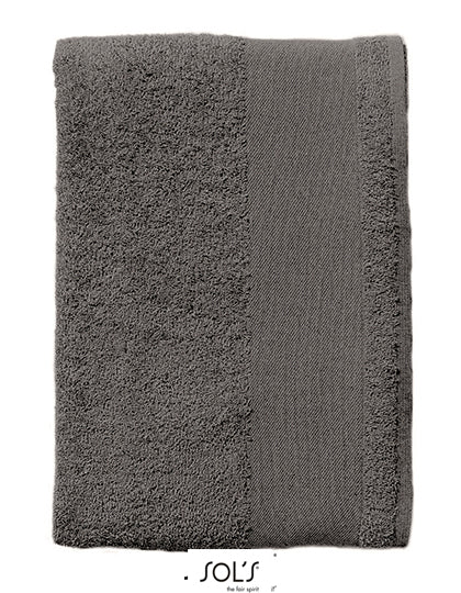 Bath Towel Island 70 in Dark Grey (Solid), Größe 70 x 140 cm
