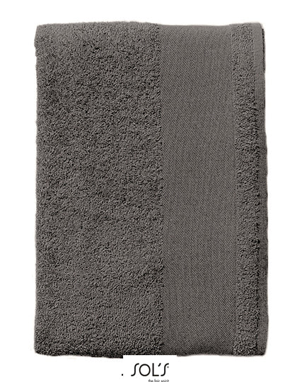 Bath Sheet Island 100 in Dark Grey (Solid), Größe 100 x 150 cm