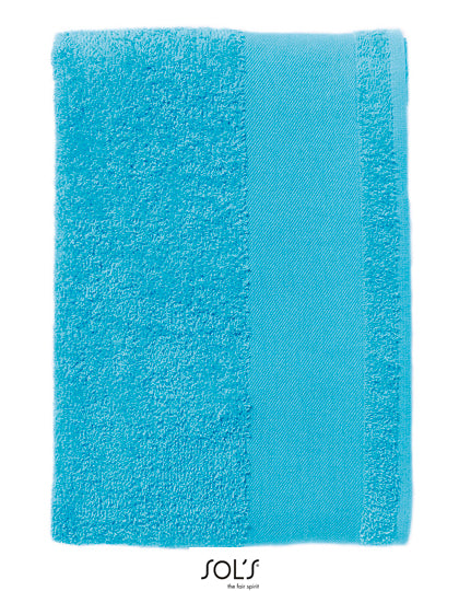 Bath Sheet Island 100 in Turquoise, Größe 100 x 150 cm
