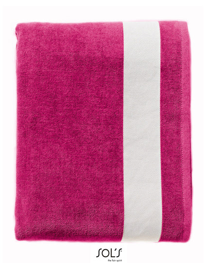 Beach Towel Lagoon in Fuchsia, Größe 100 x 160 cm