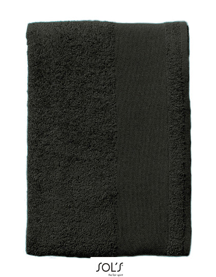 Bath Towel Bayside 70 in Dark Grey (Solid), Größe 70 x 140 cm
