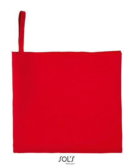 Microfibre Towel Atoll 30 in Red, Größe 30 x 50 cm