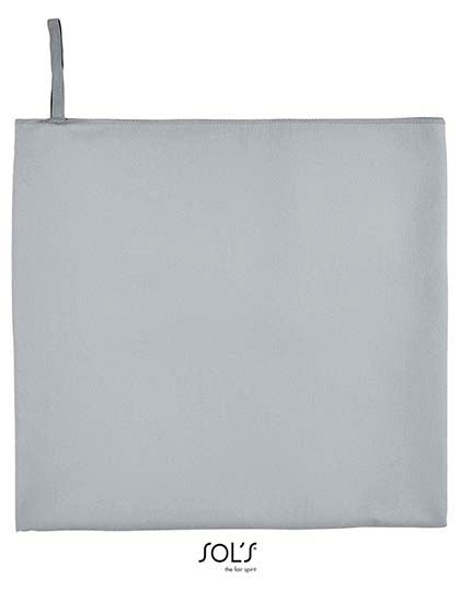 Microfibre Towel Atoll 50 in Pure Grey, Größe 50 x 100 cm