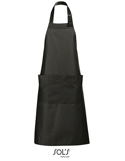 Long Apron Gala in Dark Grey (Solid), Größe 75 x 90 cm